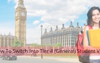 Switch into Tier 4 General Student Visa