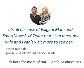UK Spouse visa testimonial