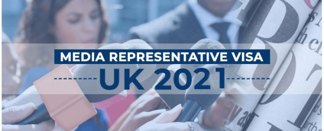 Media representative visa UK
