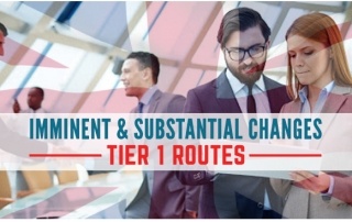 Changes in Tier 1 routes