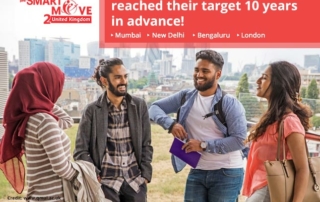 UK Student visa applications reached their target of over 600,000 students - 10 years in advance!