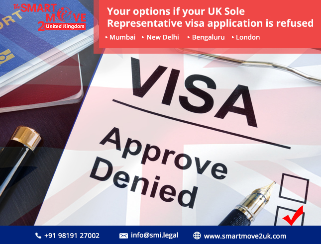 Options on refused UK Sole Representative visa application