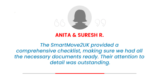 UK Spouse visa Financial Documents Requirements testimonial by Anita & Suresh R
