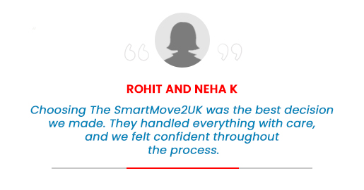 Choosing The SmartMove2UK was the best decision for UK Spouse visa testimonial by Rohit & Neha K