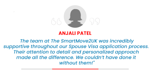 Client Testimonial- UK Spouse Visa application process
