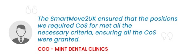 Testimonial-from-COO-Mint-Dental-Clinics-for-Eligibility-Requirements-of-Worker-Sponsor-Licence. Testimonial from Sabiha, CHRO Alixss Recruitment for UK Sponsor Licence Application process (HR systems met Home Office's requirements)