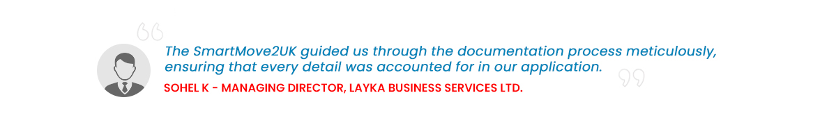 Sohel-K-website Testimonial from Sohel K., Managing Director for UK Sponsor Licence Application documentation process